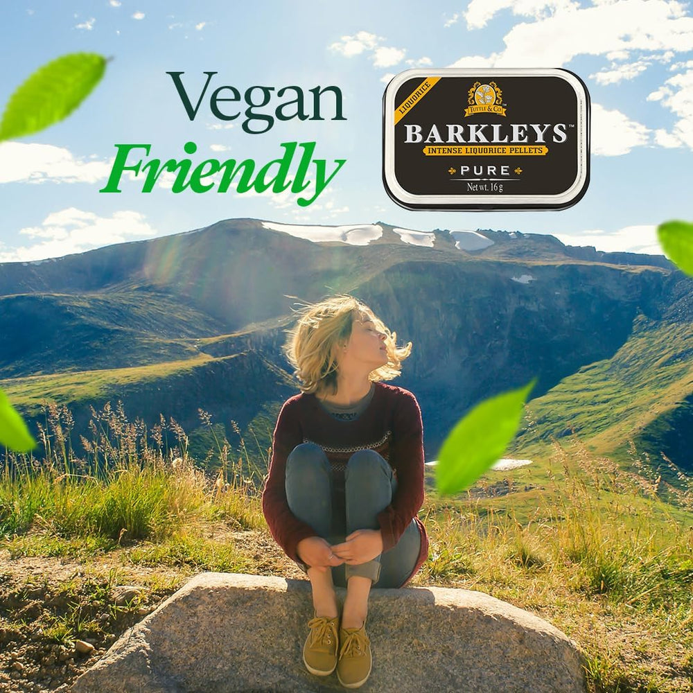 Barkleys licorice taste burst pairing with tea or coffee