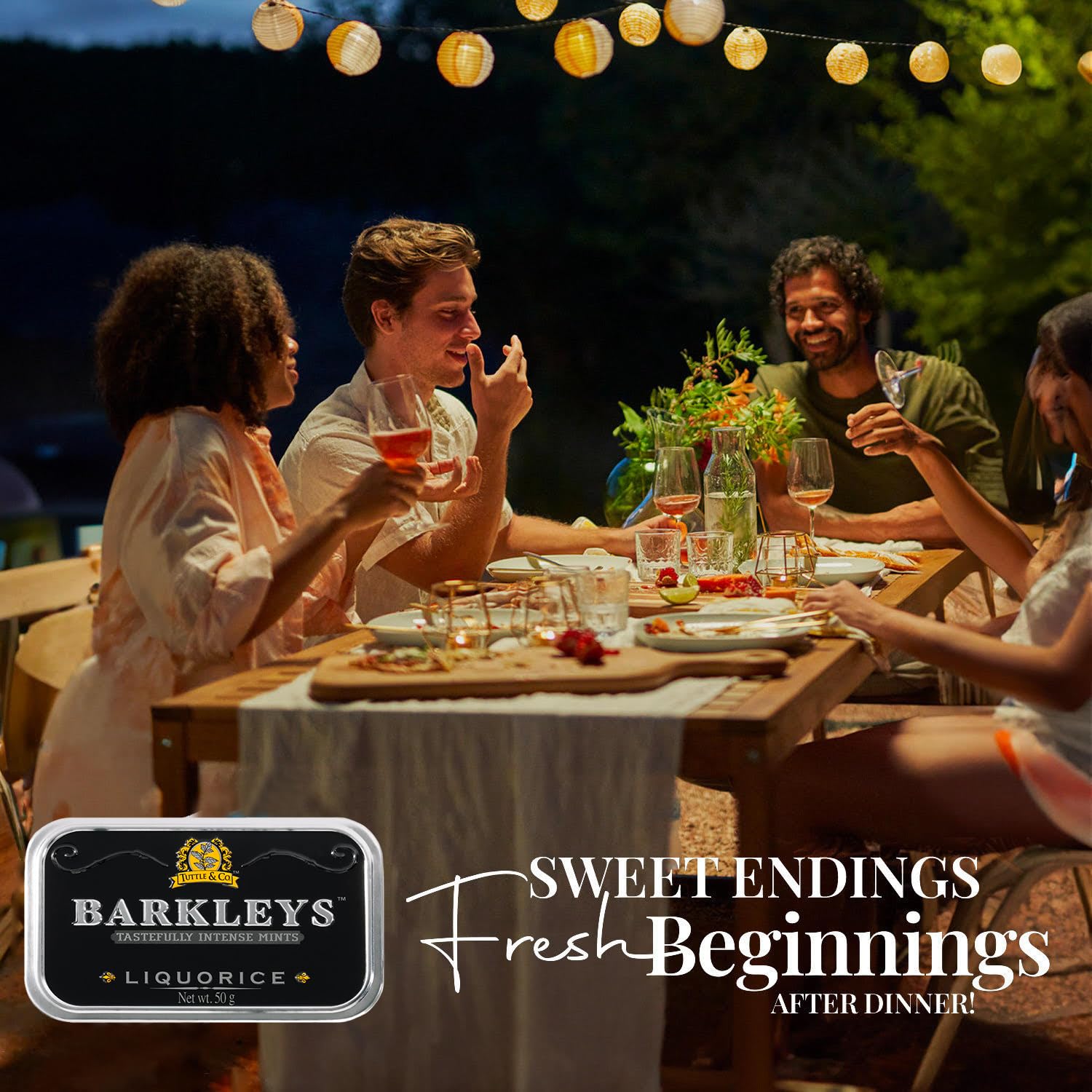 Barkleys Liquorice Breath Mints ideal after dinner or daily refreshment.