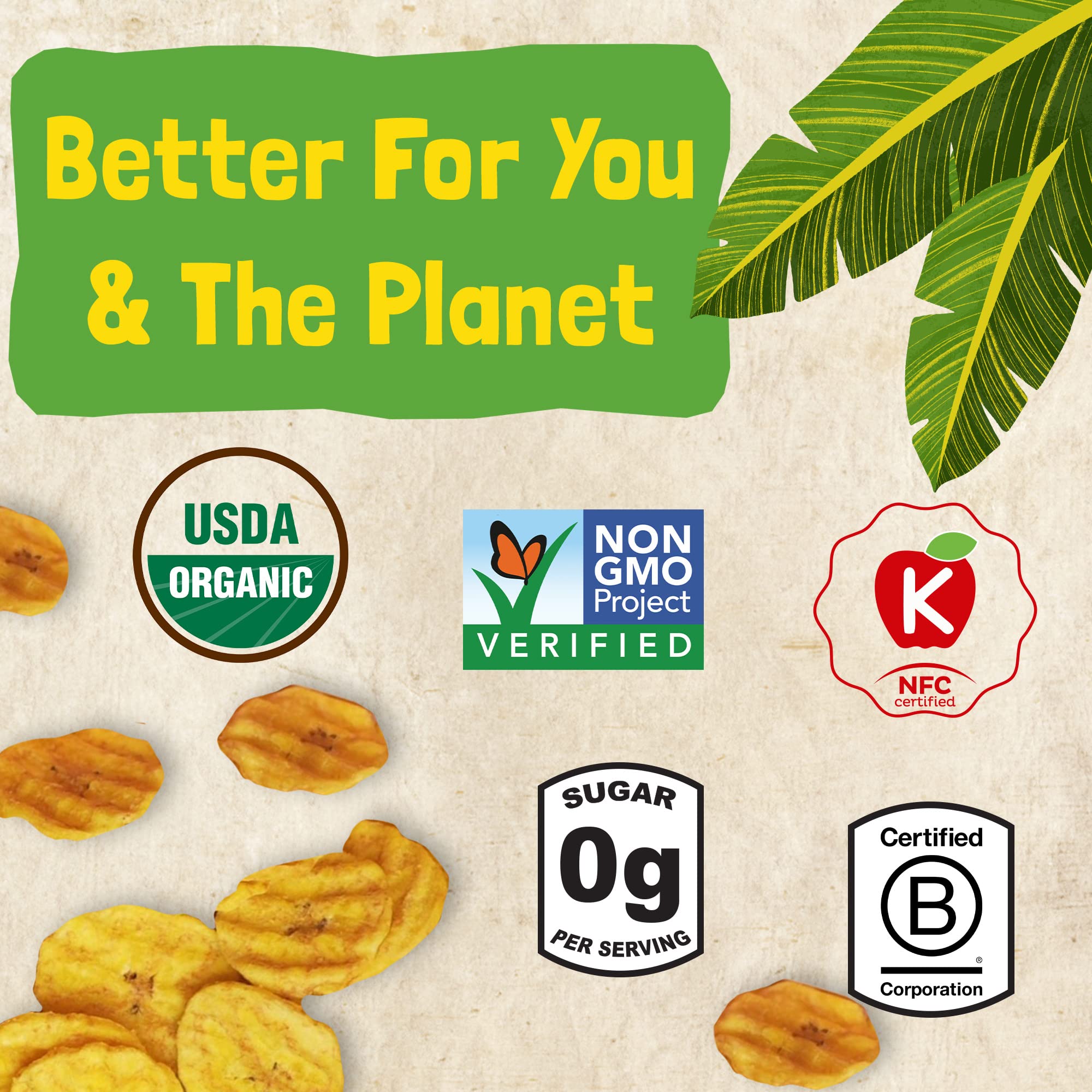 Barnana 6-pack snack bags for convenient sharing