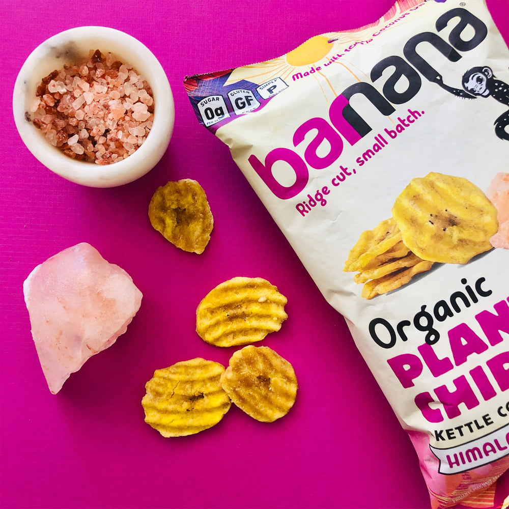 Barnana pink Himalayan salt crystal close-up hints savory flavor