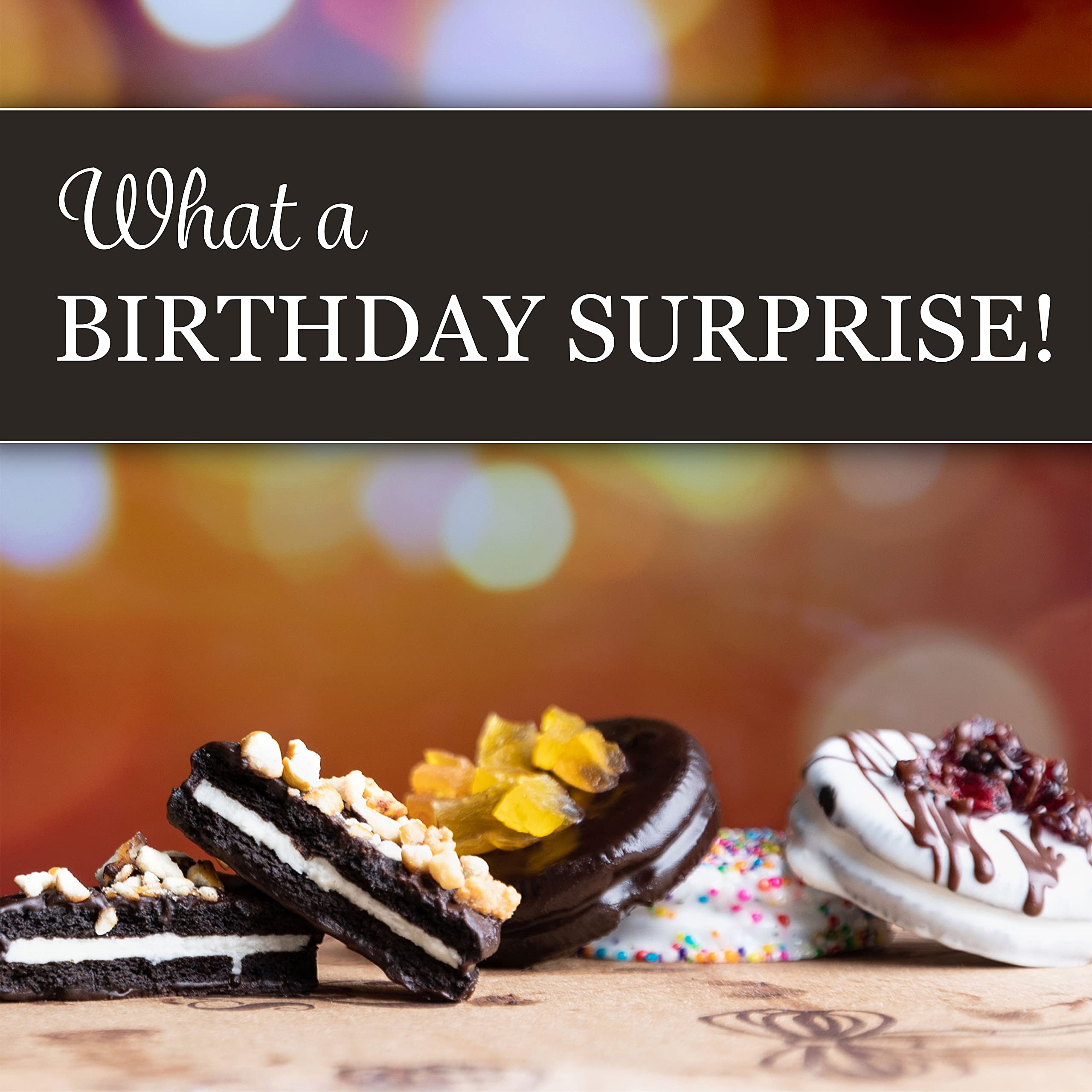 Barnetts chocolate-covered cookies with toppings ready for gifting