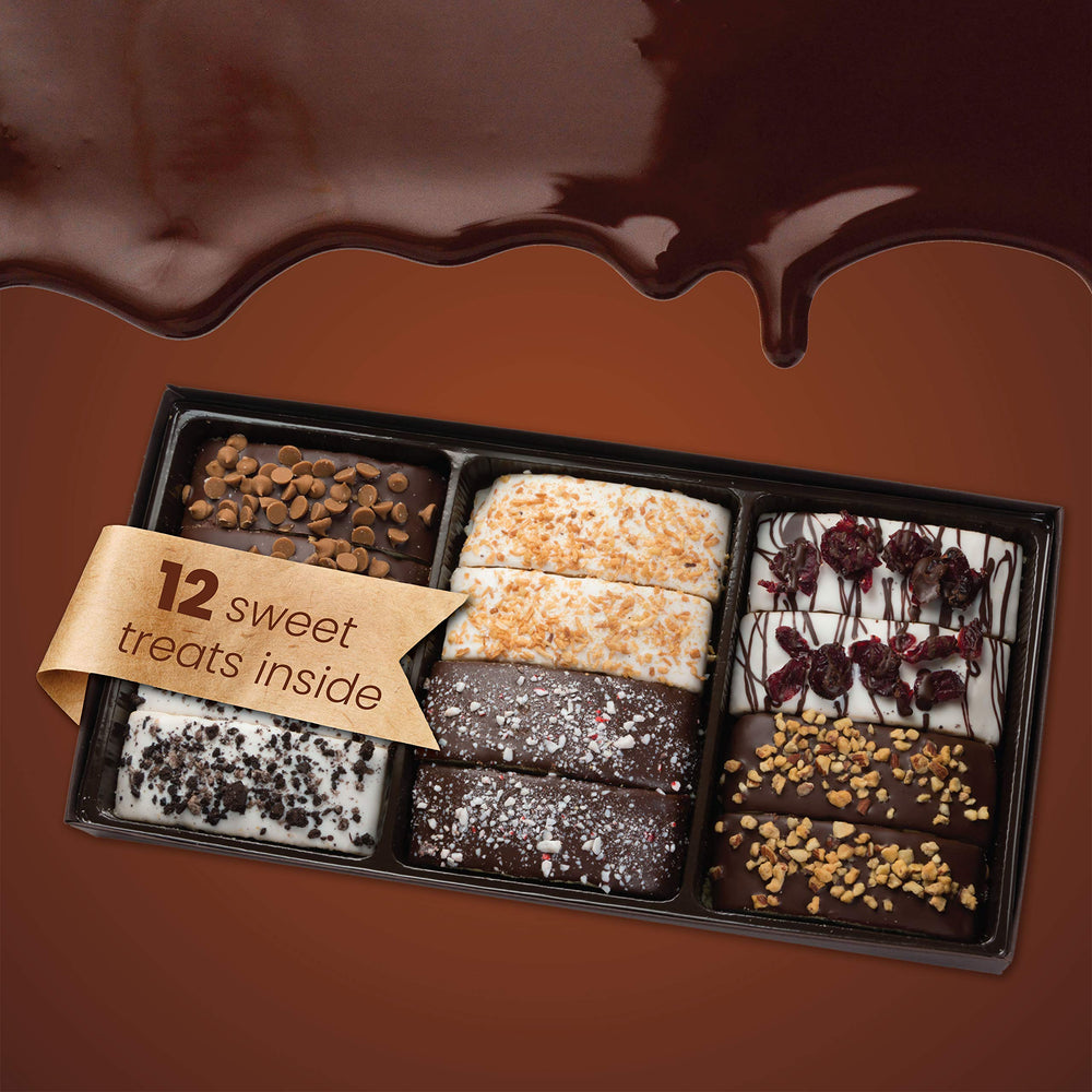 Handmade biscotti by Barnetts with premium dark chocolate