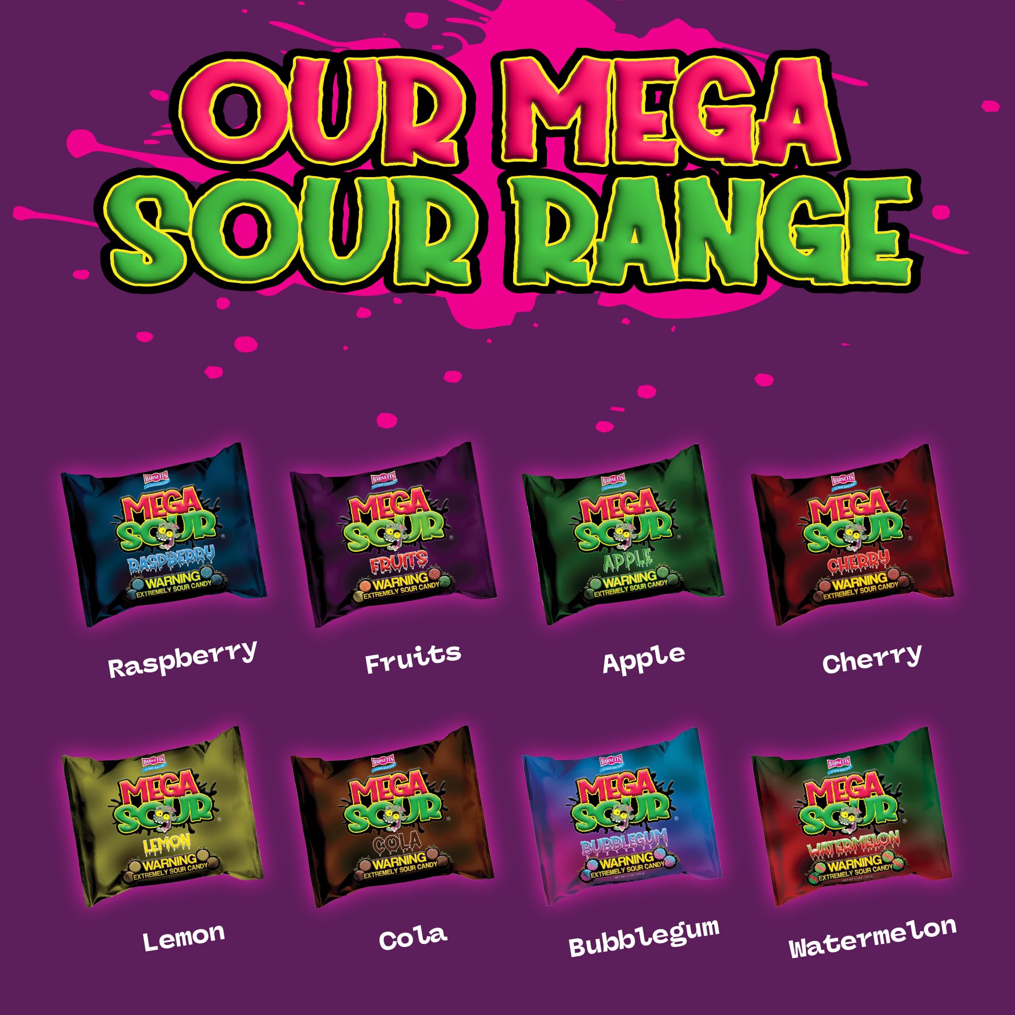 Barnetts Mega Sour Lemon hero-shot captures a social media favorite