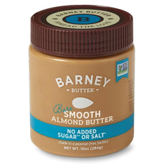Barney Butter almond butter smooth jar showcasing ultra creamy texture for easy spreading