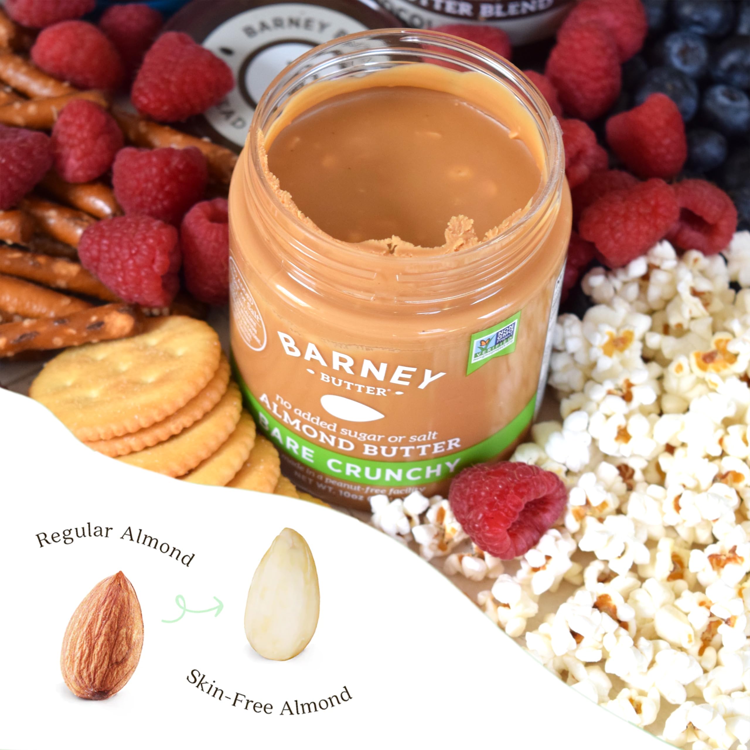 Barney Butter Bare Crunchy no-stir convenience, ready to spread