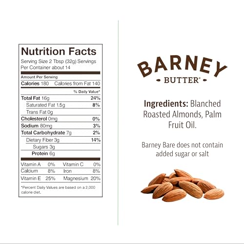 Barney Butter Bare Crunchy skin-free almonds for smooth blending