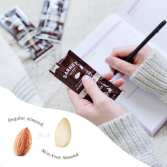 Barney Butter almond butter with skin-free California almonds delivering silky texture.