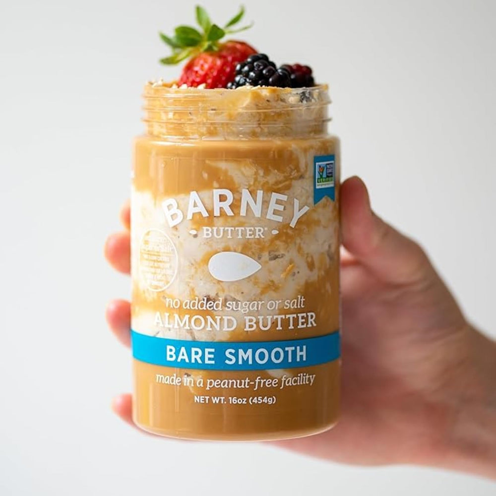 Barney Butter made in America with California almonds for fresh flavor