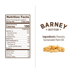 Barney Butter No-Stir 16oz jar ready for quick breakfasts.