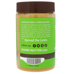 Barney Butter No-Stir almond butter bottle ready to spread for quick breakfasts.