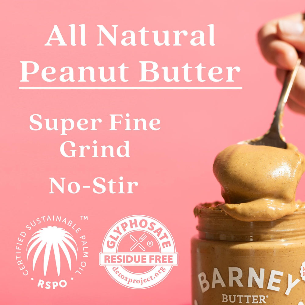 Barney Butter Smooth jar pouring: convenient no-stir design.