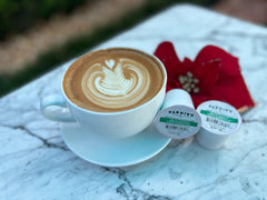 Flavored medium-roast Arabica K-Cup from Barnie’s CoffeeKitchen.
