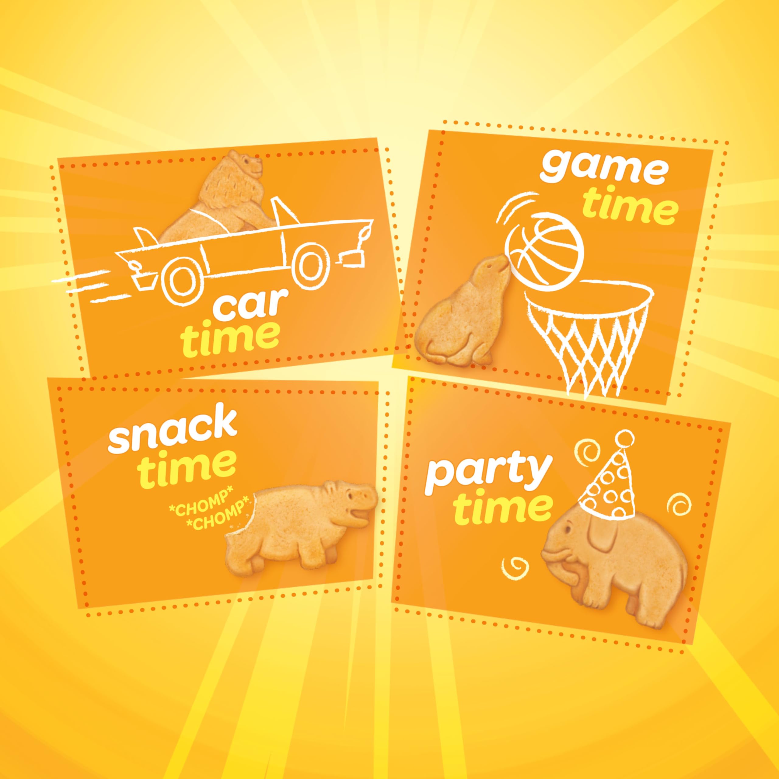 BARNUM'S Animal Crackers as an easy on-the-go snack