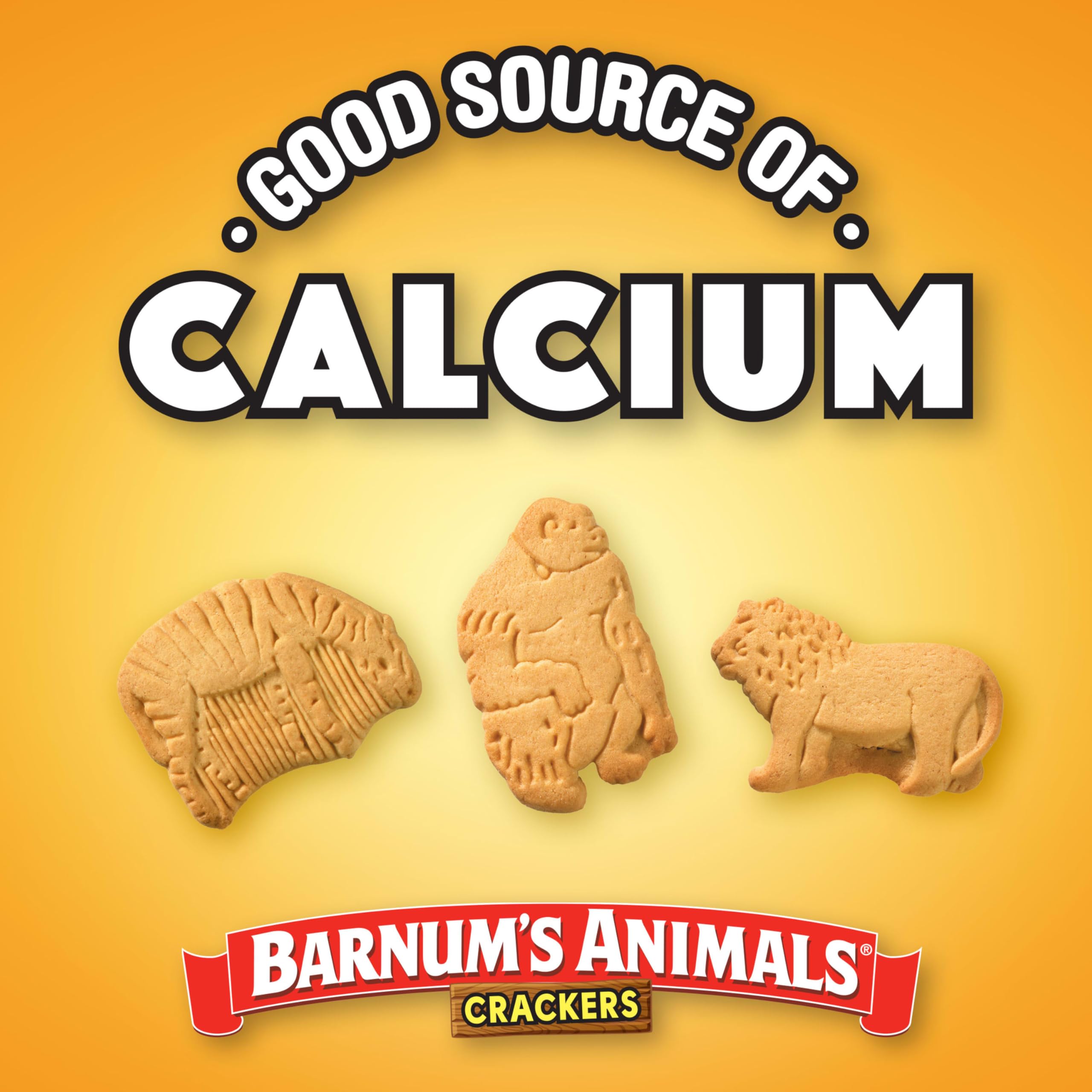 Barnum's Original Animal Crackers trail-mix friendly for backyard snacks.