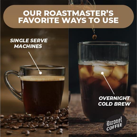 Baronet roast aroma and premium flavor for quick daily coffee.