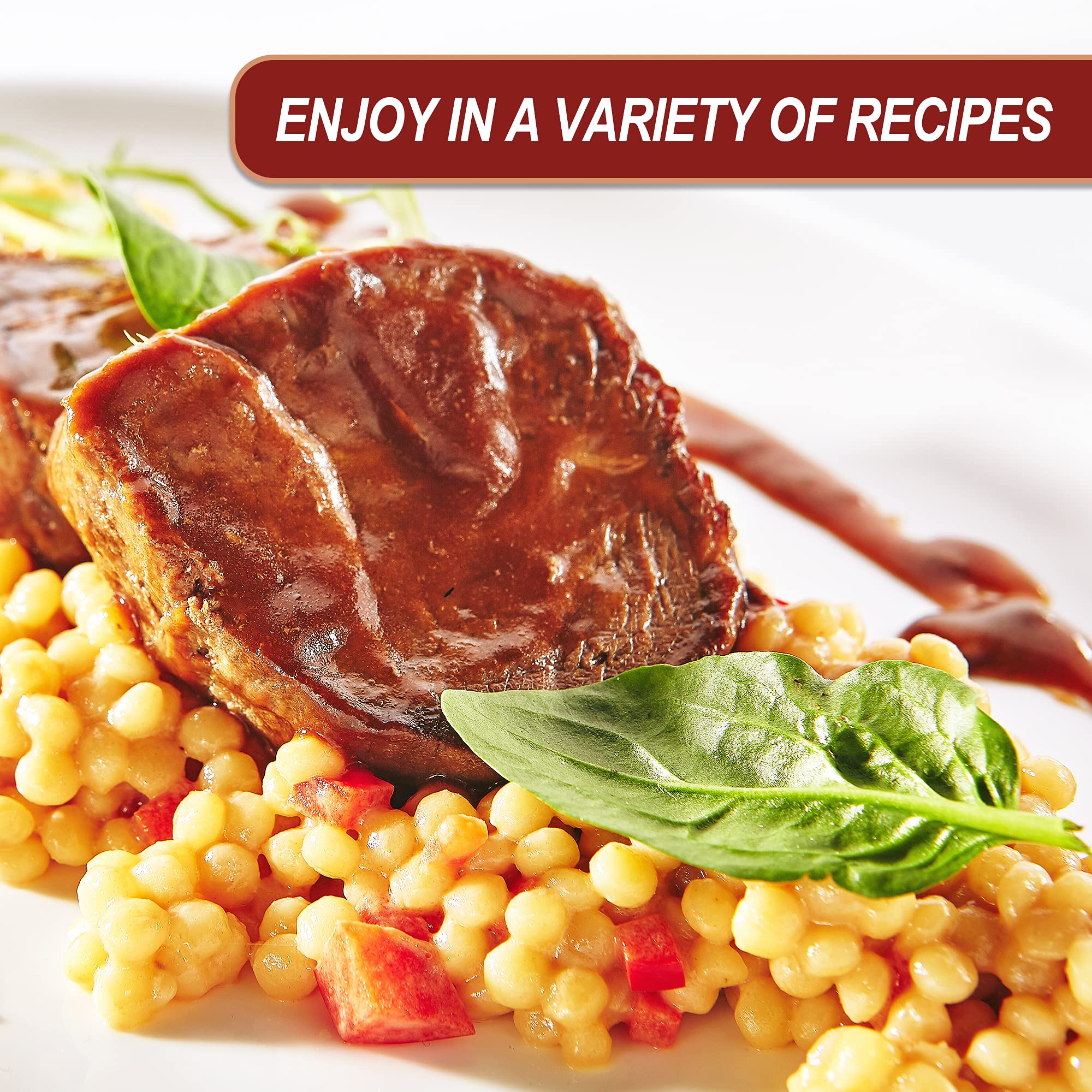 Baron's twist-off jars keep freshness sealed after cooking.