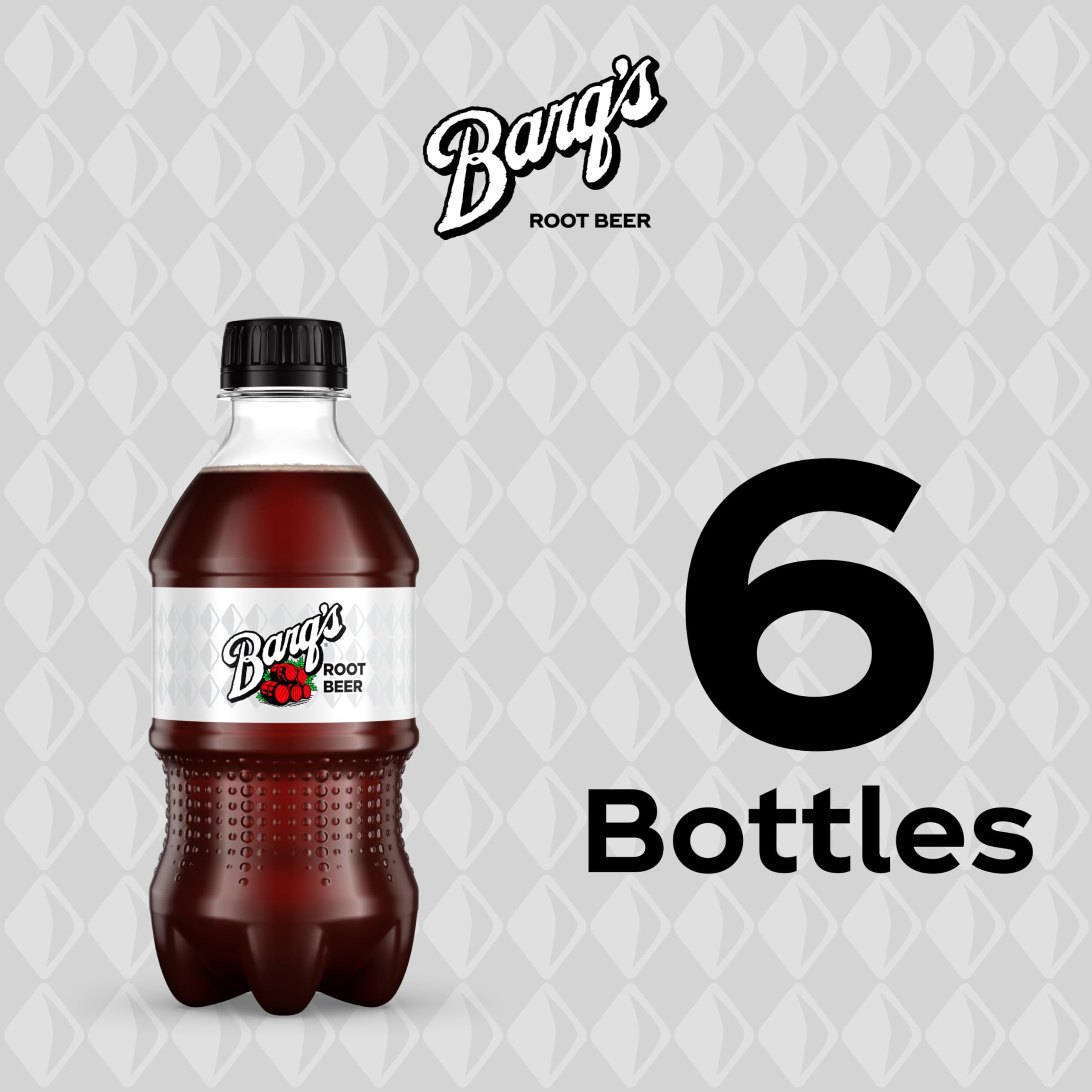 Barq's Root Beer chilled with ice, ready for immediate refreshment.