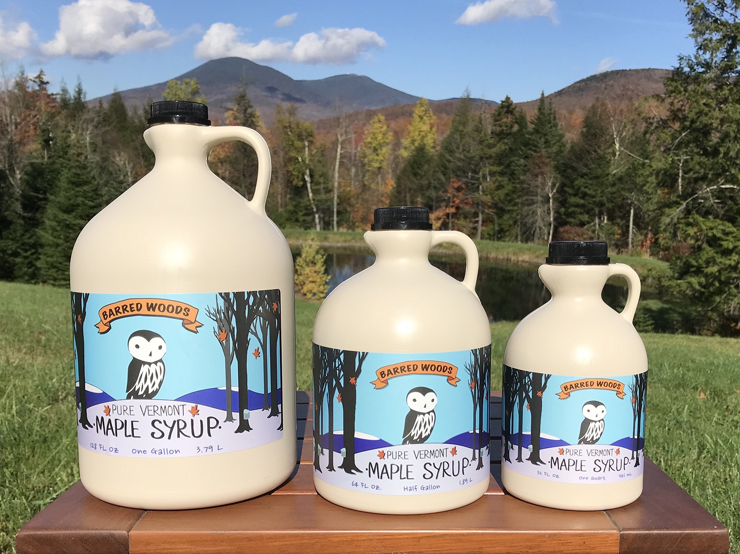 Barred Woods maple syrup glass pour showcases versatile sweetness for beverages