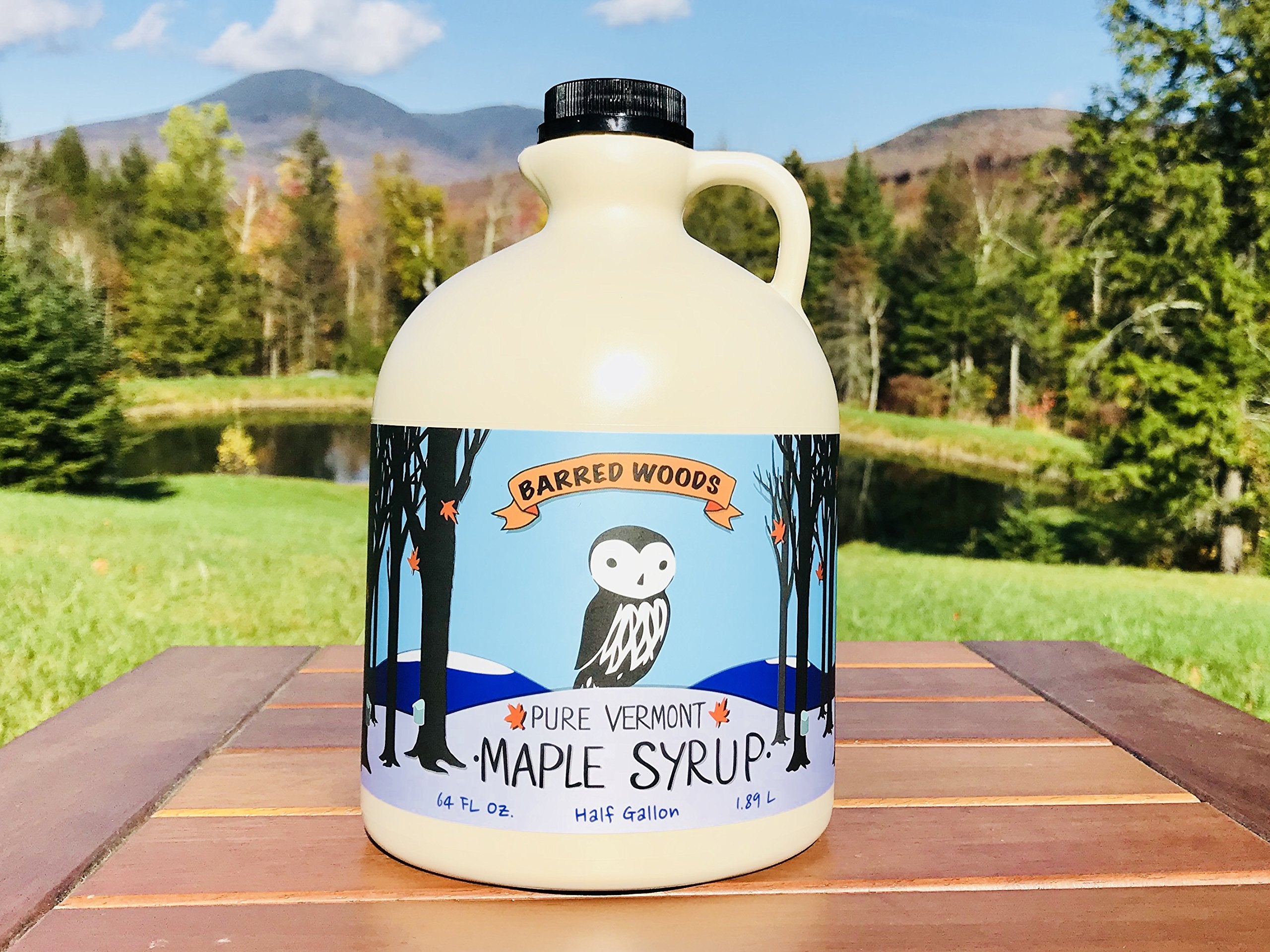 Barred Woods syrup over yogurt and oats adds natural sweetness
