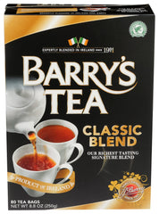 Barry's Restore It All Classic Blend tea bags box front, ideal for daily refreshment.