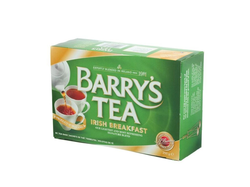 Barry's Tea Irish Breakfast tea bags pack offers a comforting morning ritual and reliable caffeine boost.