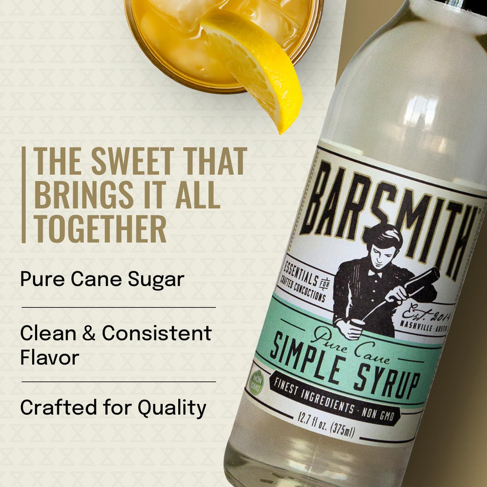 Barsmith Bar Essentials Syrup cocktail-set scene hints at versatile mixer