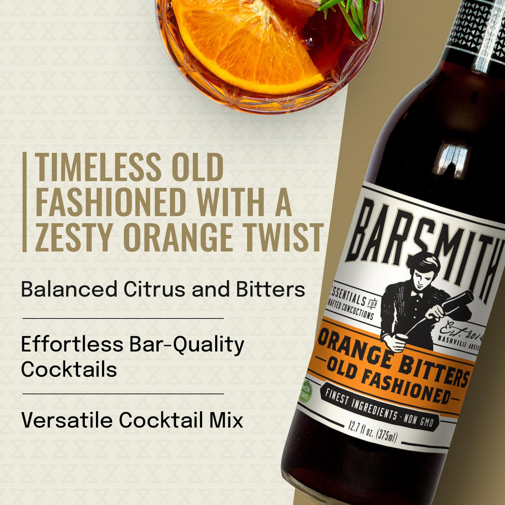 Barsmith bottle close-up showing premium design for elevating home bars.