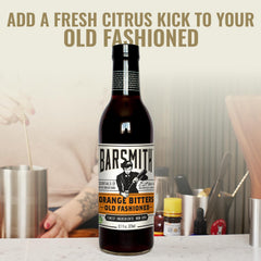 Barsmith Orange Bitters Mix with orange zest, aromatic spices enhancing citrus notes.