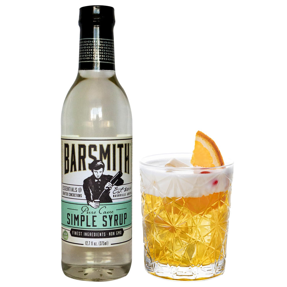 Barsmith Simple Syrup bottle-pour ready-to-use sweetness for cocktails