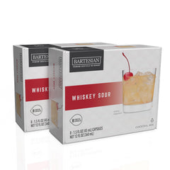 Bartesian whiskey sour capsules pack with fresh ingredients for bar-quality cocktails at home