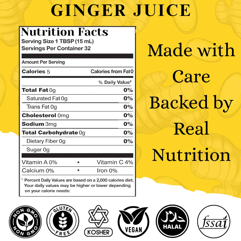 Basic Ayurveda Ginger Juice pour into warm water for a gentle morning start.