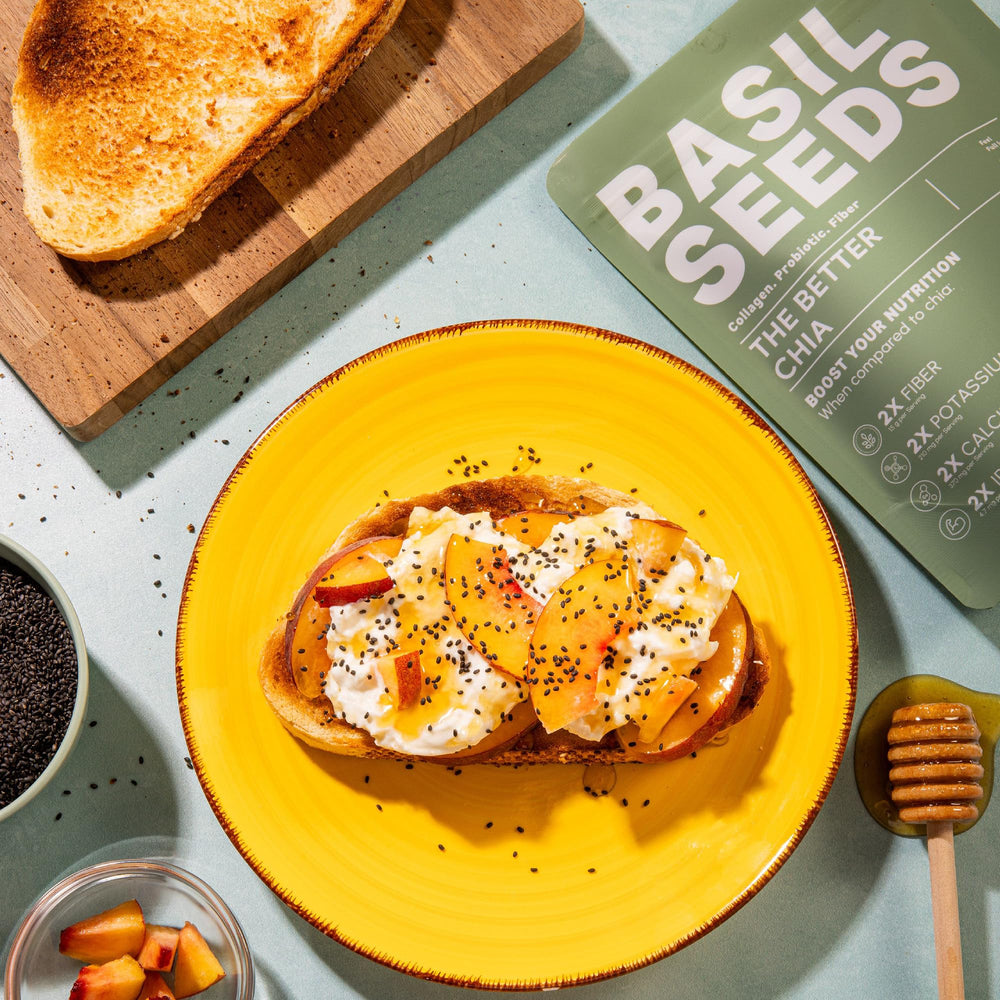 Basilia Organic Basil Seeds, gluten-free and keto-friendly ingredient for meals