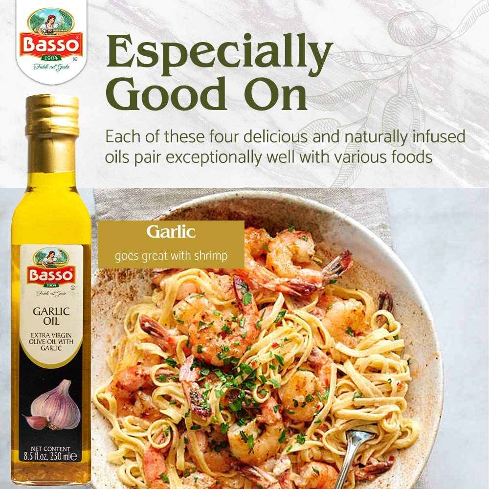 Roasted vegetables tossed with BASSO 1904 Garlic Oil yield savory, garlicky glow.