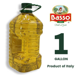 Close-up of the BASSO 1904 label highlighting authentic Italian flavor