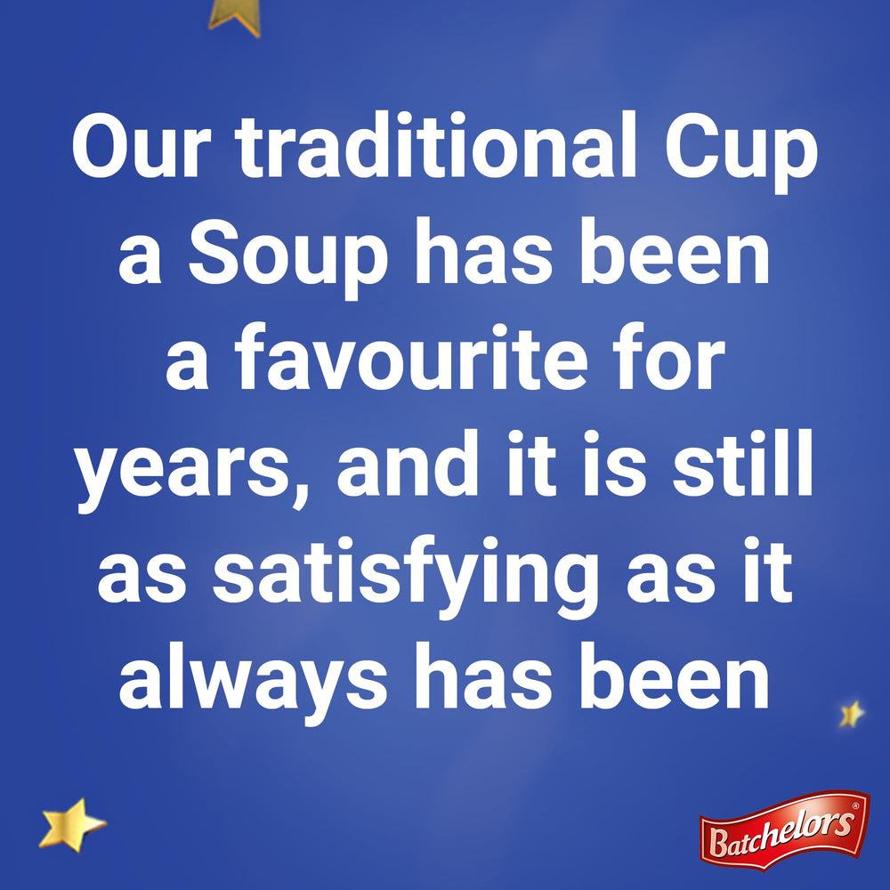 Batchelors Cup a Soup Cream of Vegetable croutons close-up, adding texture.