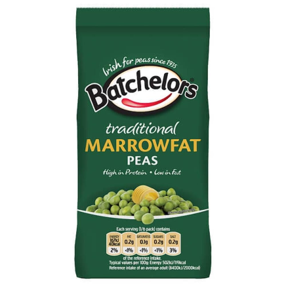 Batchelors traditional marrowfat peas bag 200g — protein-rich accompaniment for dinners