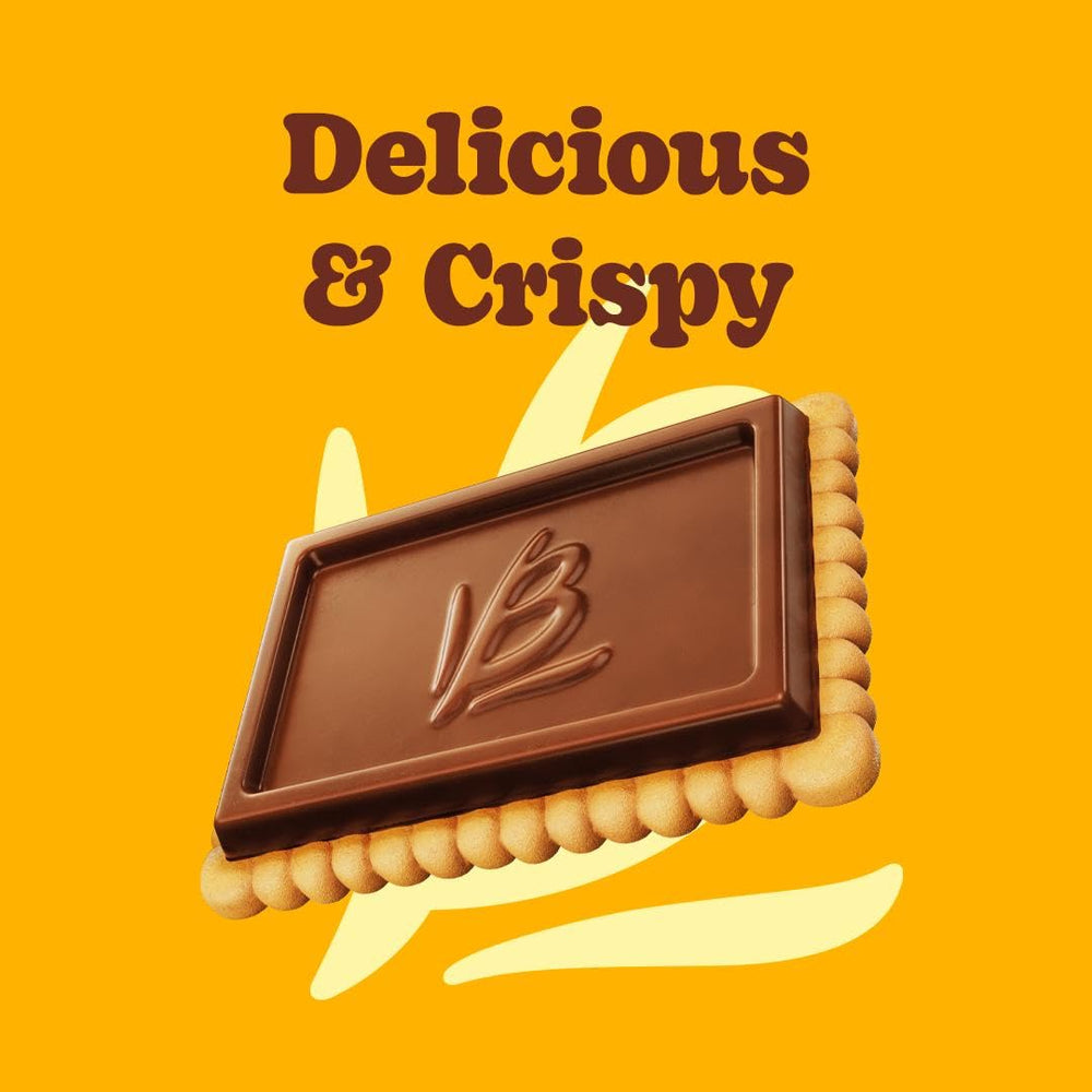 Bauducco Choco Biscuit Cookies individually wrapped for easy on-the-go snacking.