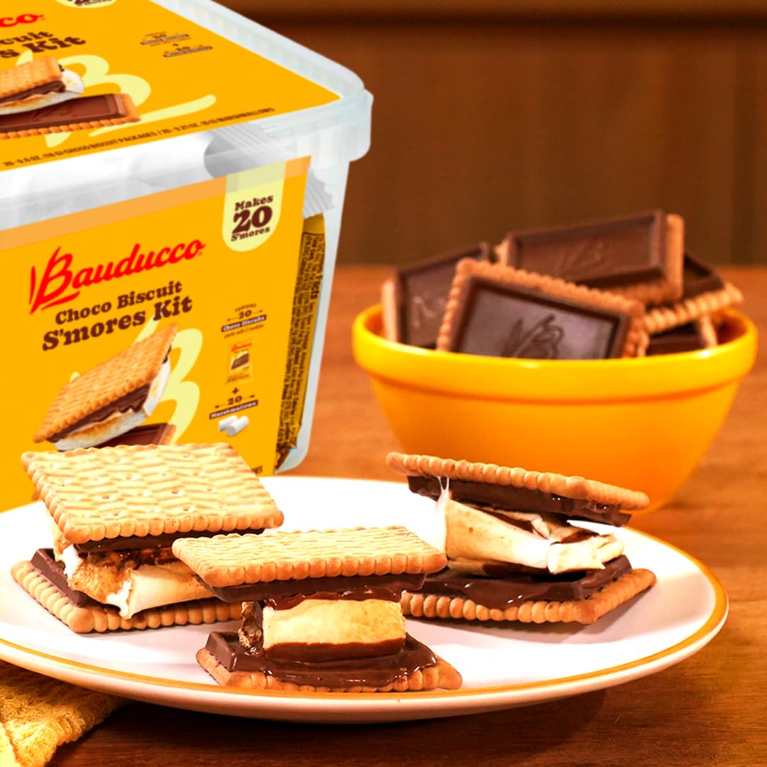 Gift-ready Bauducco S'mores Kit displayed as a thoughtful treat.
