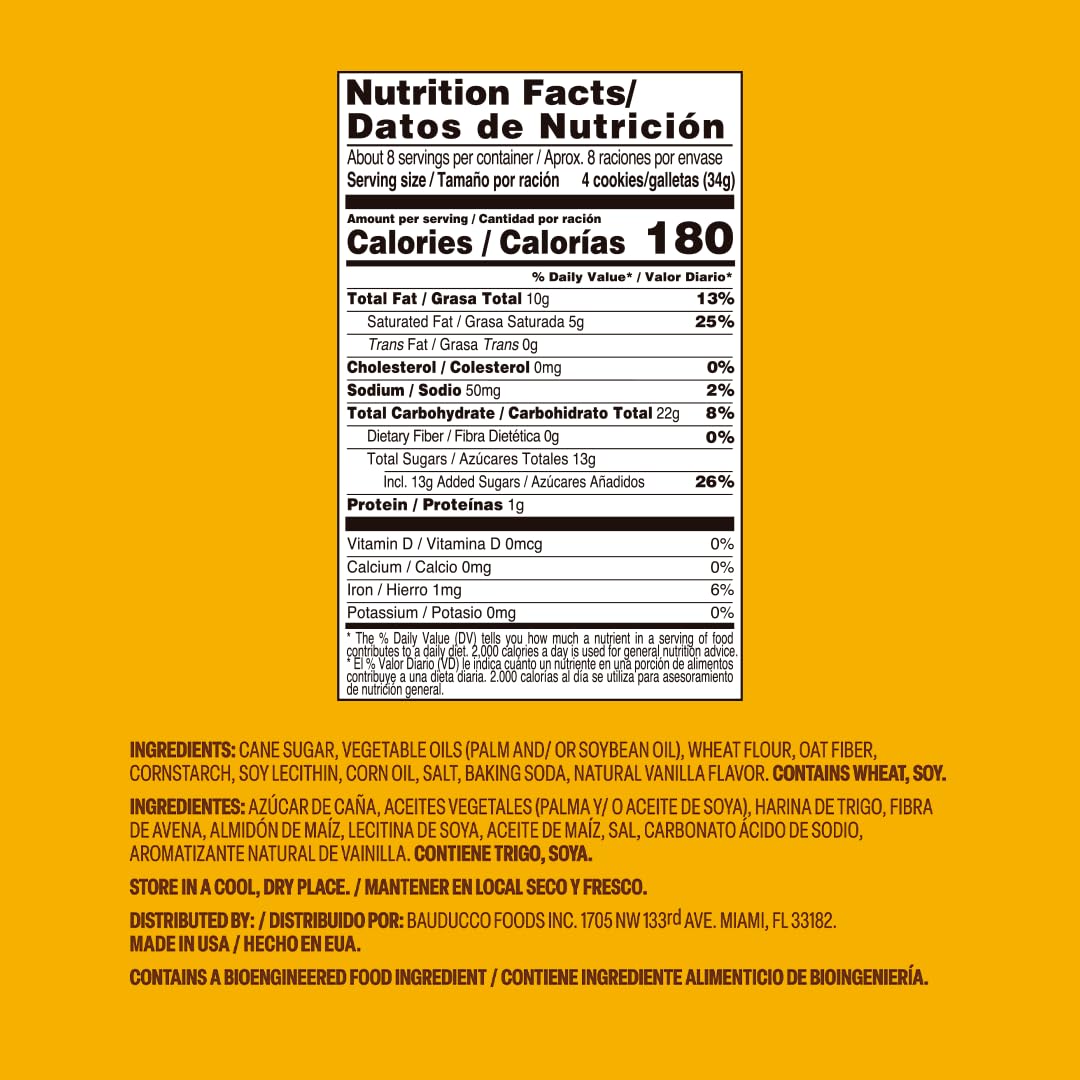Bauducco Italian style snack wafers ready for a quick indulgence.