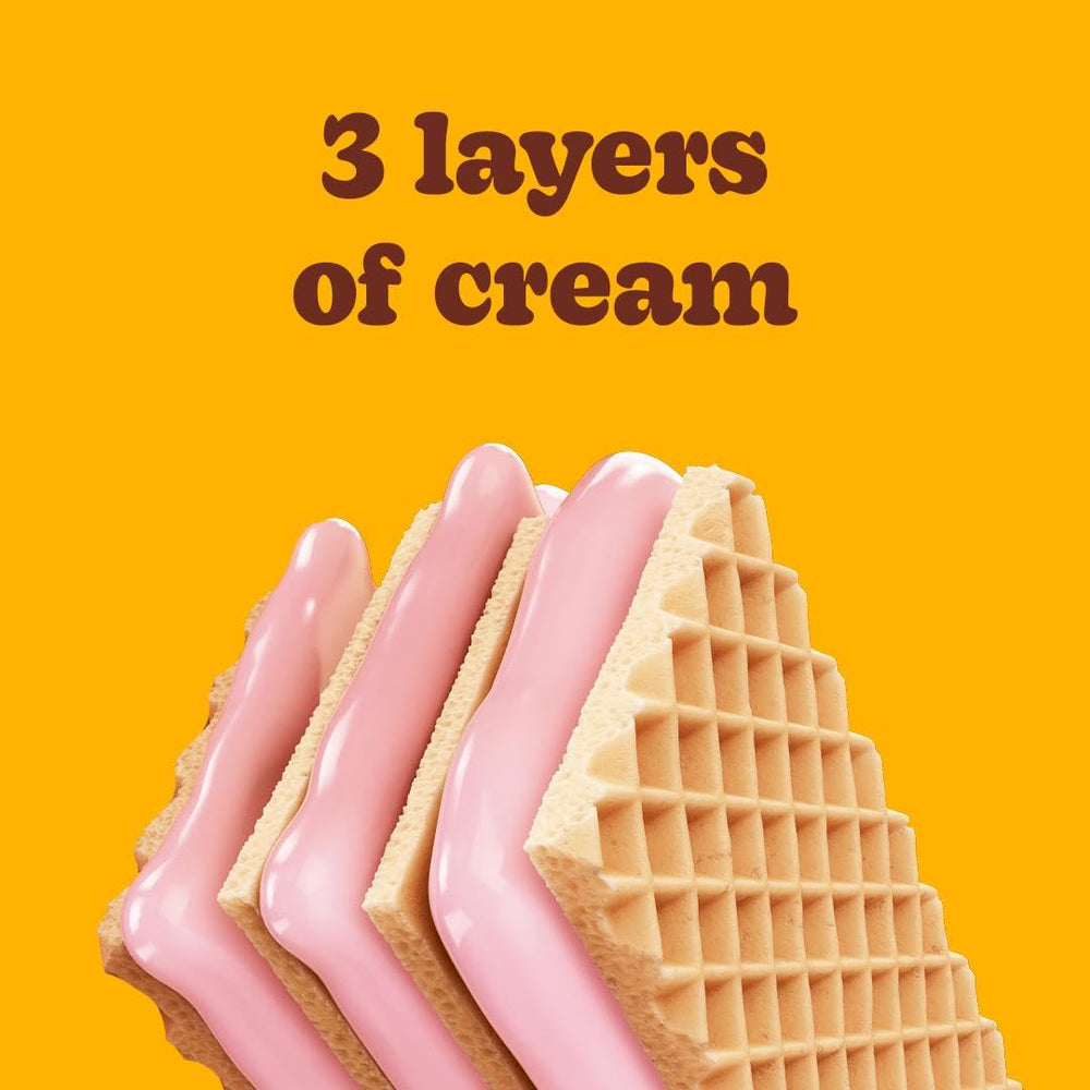 Strawberry cream pairs with coffee or tea for a quick treat.