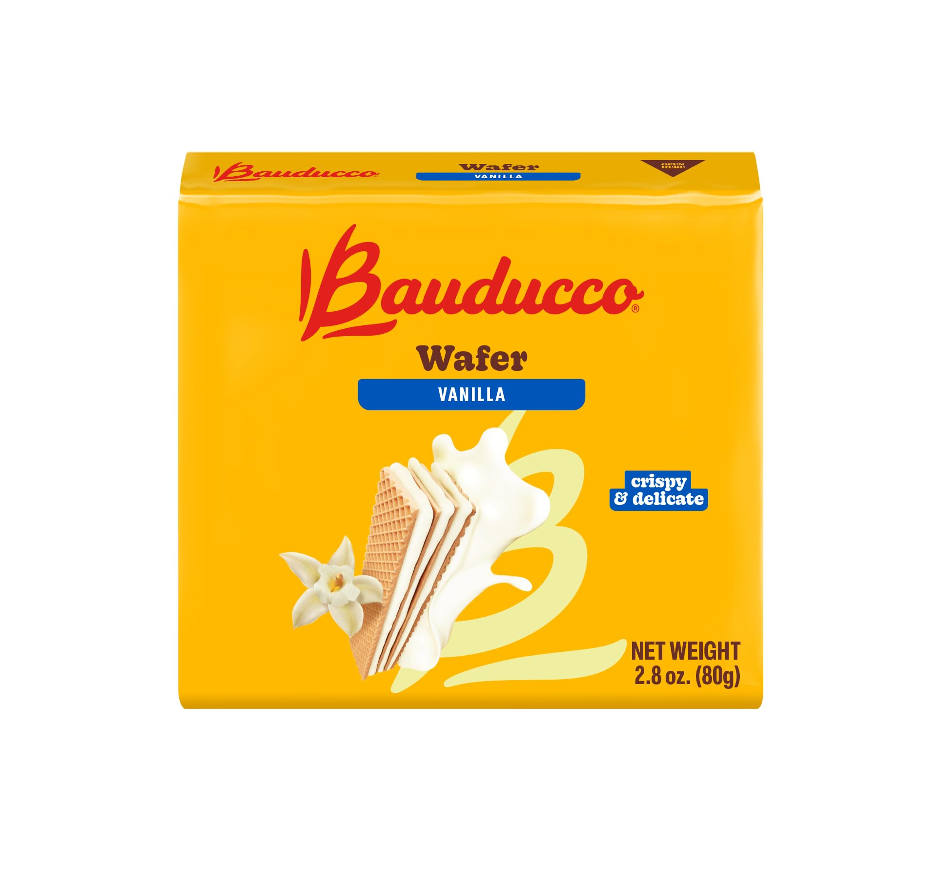 Bauducco wafers with no artificial colors or flavors, ideal pantry staple snack