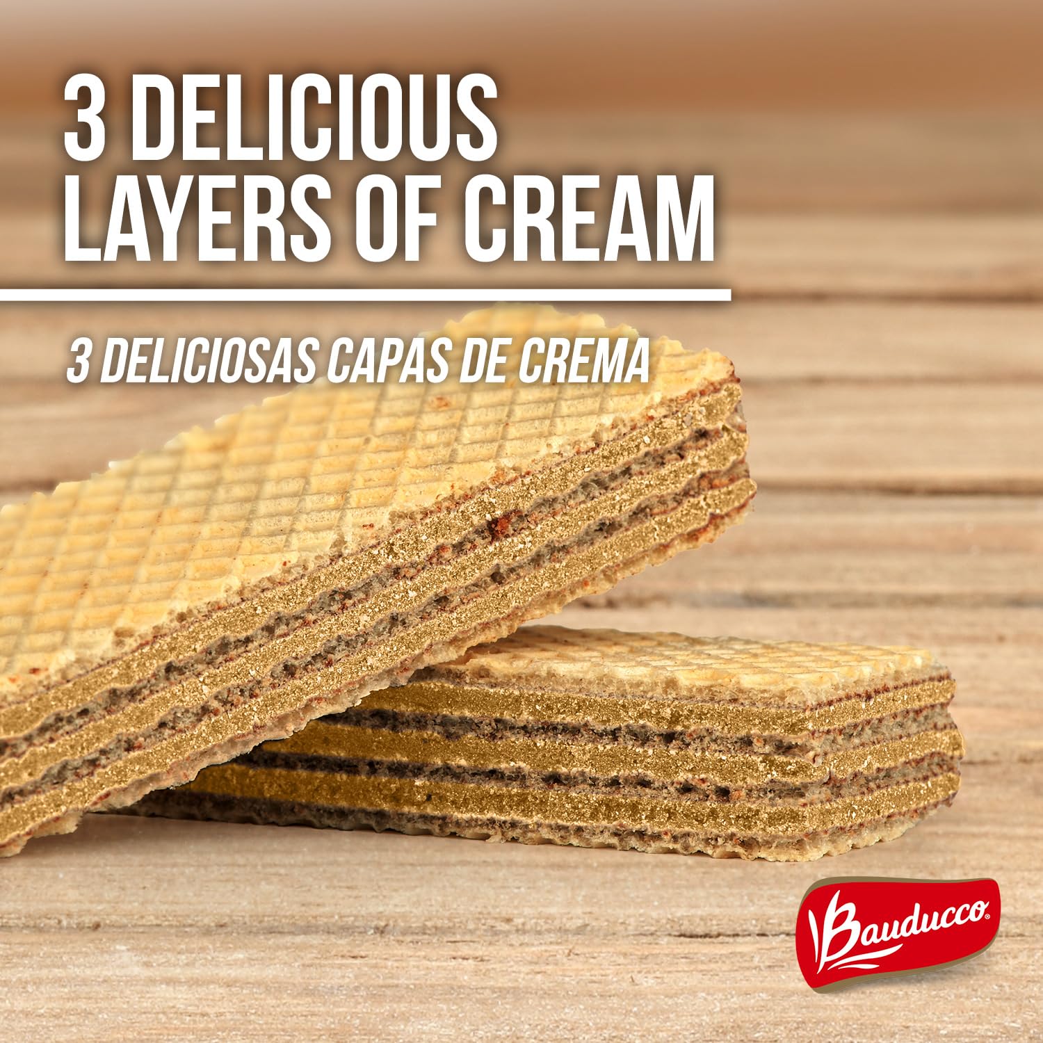 Bauducco wafers served with coffee for a satisfying pairing.