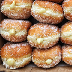 Bavarian Cream Filling being spread into pastries for a silky texture