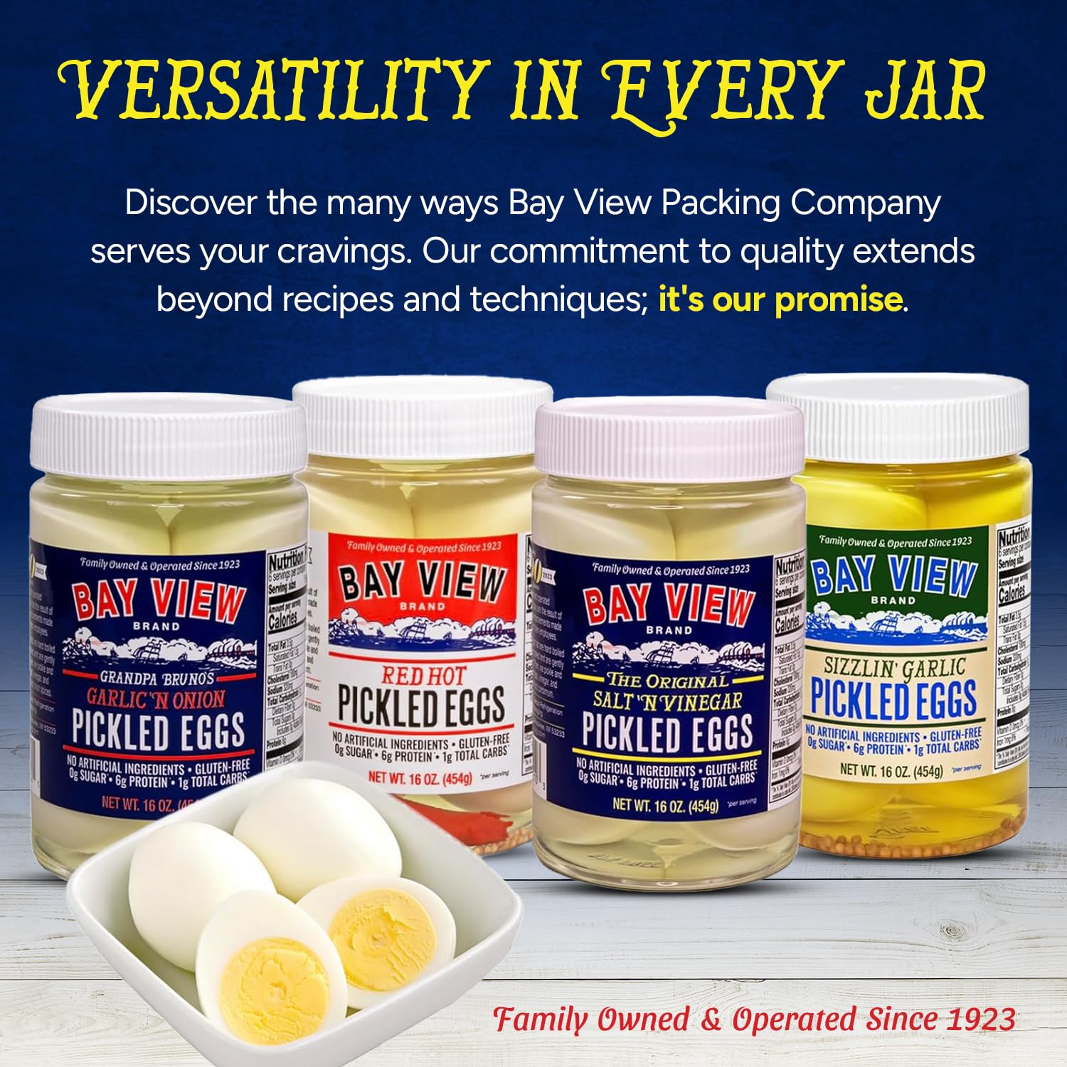 0g sugar and 6g protein per serving for balanced snacking.