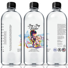 Bay-Bay Water BPA-free 16.9 oz bottle ready for travel.