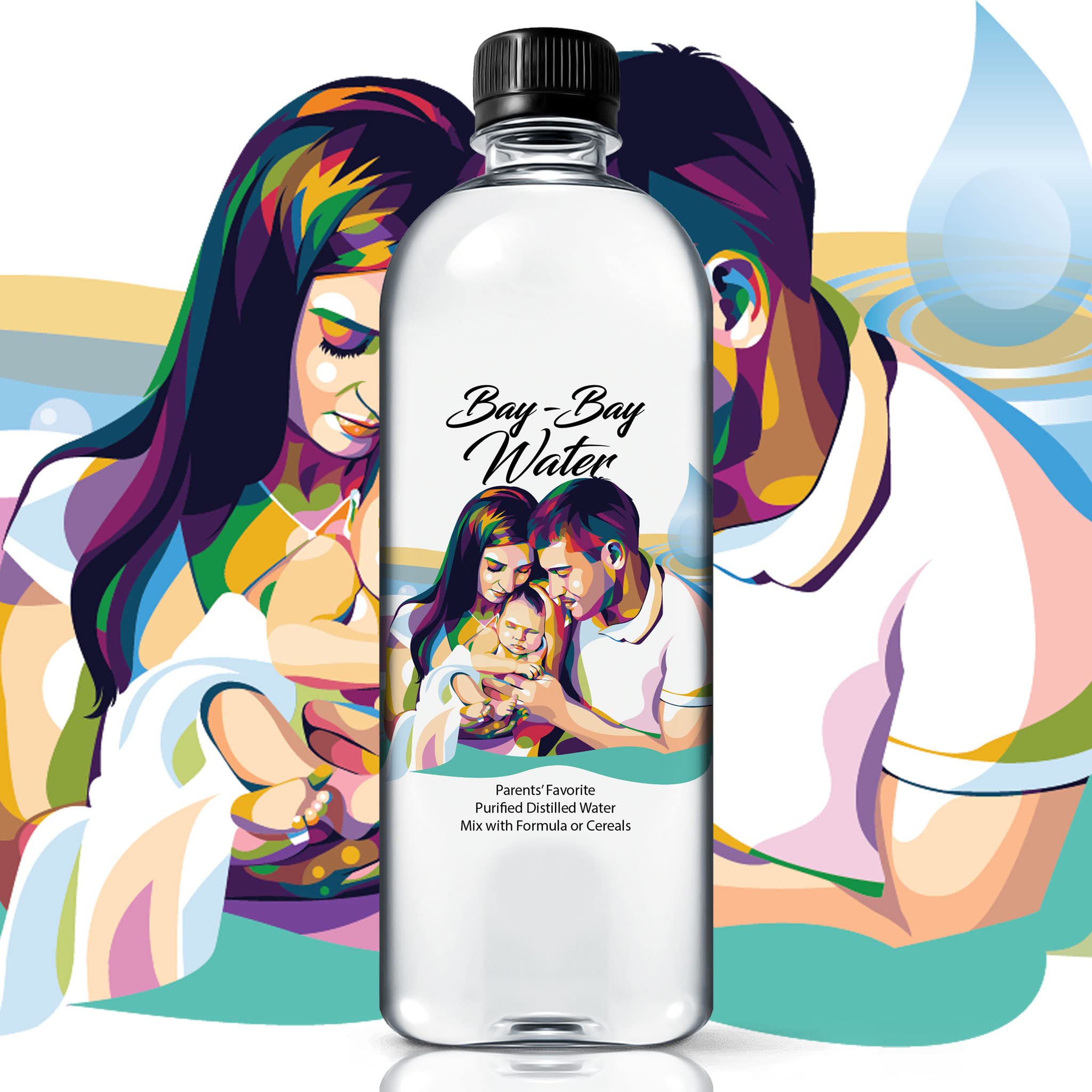 Bay-Bay Water fluoride and phosphate free for sensitive tummies.