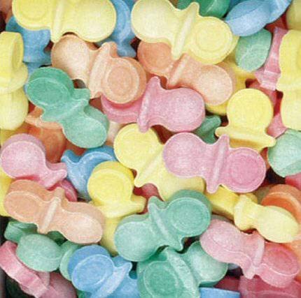 Bayside Candy Pacifiers fruit flavor varieties highlighting tart flavors suitable for gifting or sharing.