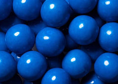 Bayside Candy solid color blue 1-inch gumballs for vending and displays