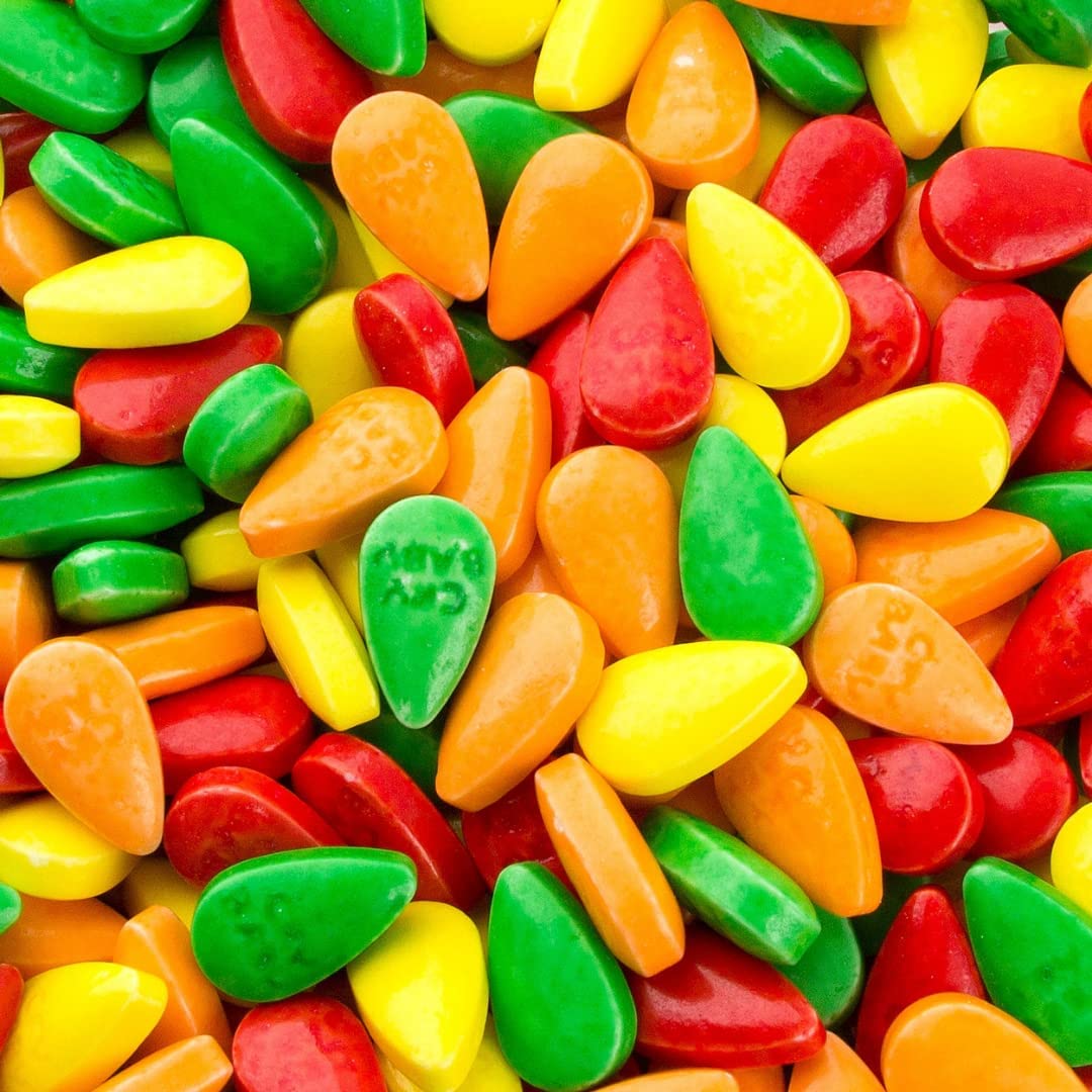 Bayside Candy Sour CryBaby Tears 1LB bag front, bold colors and tangy flavors for snacking.