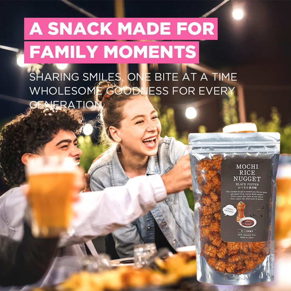 Bayu Store Arare rice crackers close-up presents variety of crunch